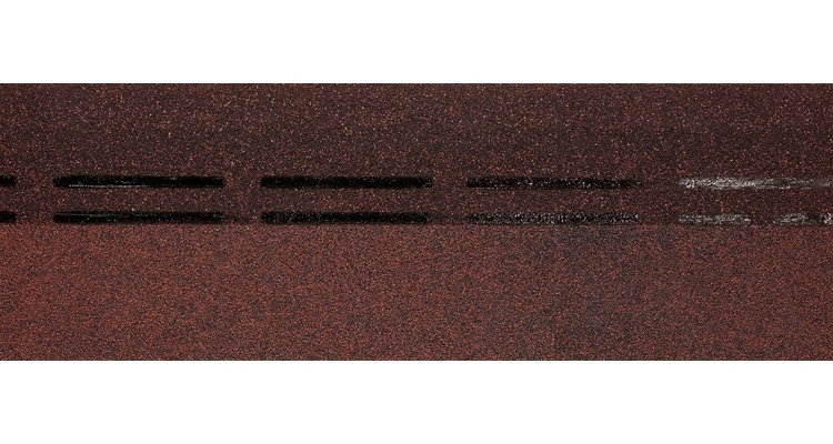 Коньково-карнизная черепица Docke Standard, Красный