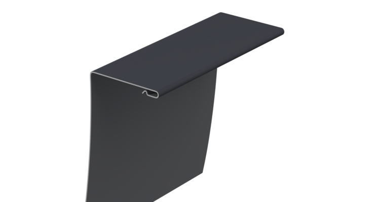 Универсальный околооконный профиль 89/254 мм, 3 м, графит