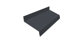 Отлив простой 50 0,5 Rooftop Бархат RAL 7024 мокрый асфальт (2м)