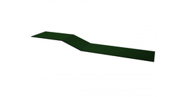 Планка крепежная фальц 0,45 PE с пленкой RAL 6002 лиственно-зеленый