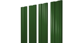 Штакетник Twin с прямым резом 0.45 PE RAL 6002 лиственно-зеленый