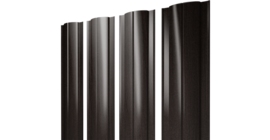 Штакетник Круглый с прямым резом 0,45 Print Elite Coffee Wood TwinColor