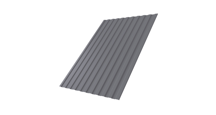 Профнастил С8А 0,45 Drap RAL 7004 сигнальный серый