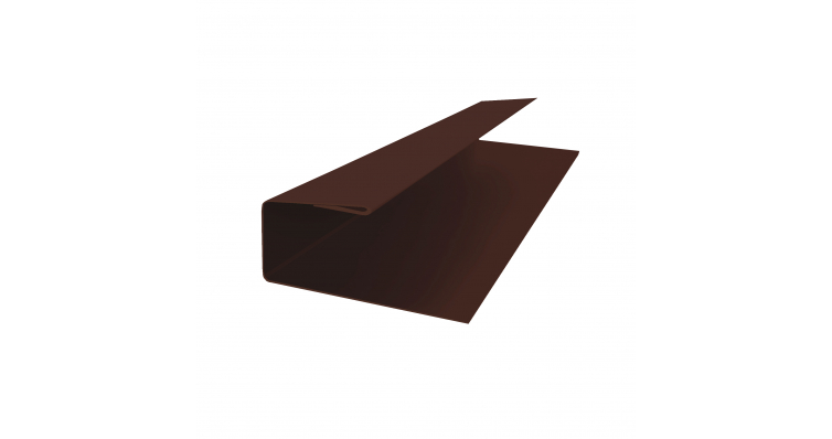 J-Профиль 12мм 0,5 Velur X RAL 8017 шоколад (2м)