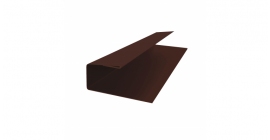 J-Профиль 12мм PE RAL 8017 шоколад