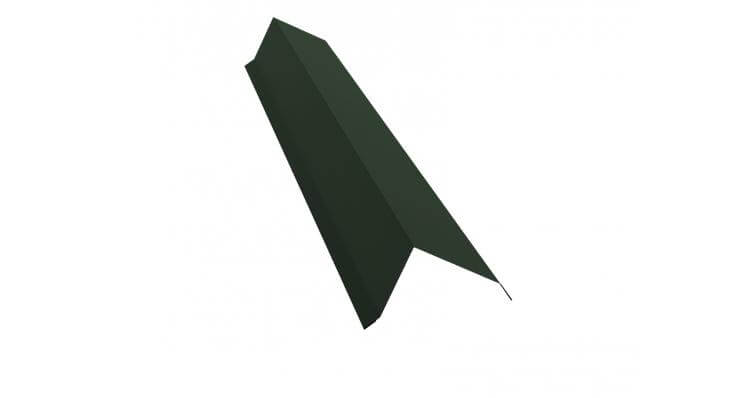 Планка торцевая 80х100 GreenCoat Pural RR 11 темно-зеленый