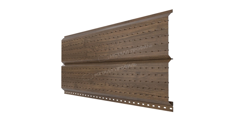 Софит Металл Профиль Lбрус-15х240 (ECOSTEEL_MA-12-Античный Дуб-0.45)