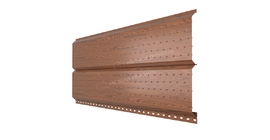 Софит Металл Профиль Lбрус-15х240 (ECOSTEEL-01-МореныйДуб-0.5)