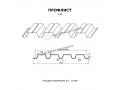 Профнастил Н60 x 845 A NormanMP ПЭ 01 рал 3011 0,5 мм
