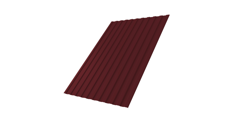Профнастил С8А 0,5 Satin RAL 3005 красное вино