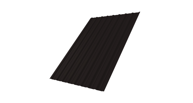 Профнастил С10A 0,5 Satin RAL 9005 черный