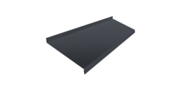 Отлив простой 250 0,5 Satin Matt RAL 7024 мокрый асфальт (3м)