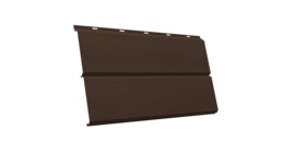 ЭкоБрус 3D 0,345 GL 0.45 PE с пленкой RAL 8017 шоколад