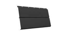 ЭкоБрус 3D 0,345 GL 0.5 Rooftop Бархат с пленкой RAL 7016 антрацитово-серый