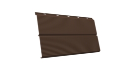 ЭкоБрус 0,345 Gofr 0.5 Drap TX RAL 8017 шоколад