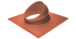 Проходной элемент Krovent Base-VT 125/150 красно-коричневый