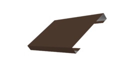 Ламель лицевая 150 забора жалюзи Texas 0.5 Drap TX RAL 8017 шоколад