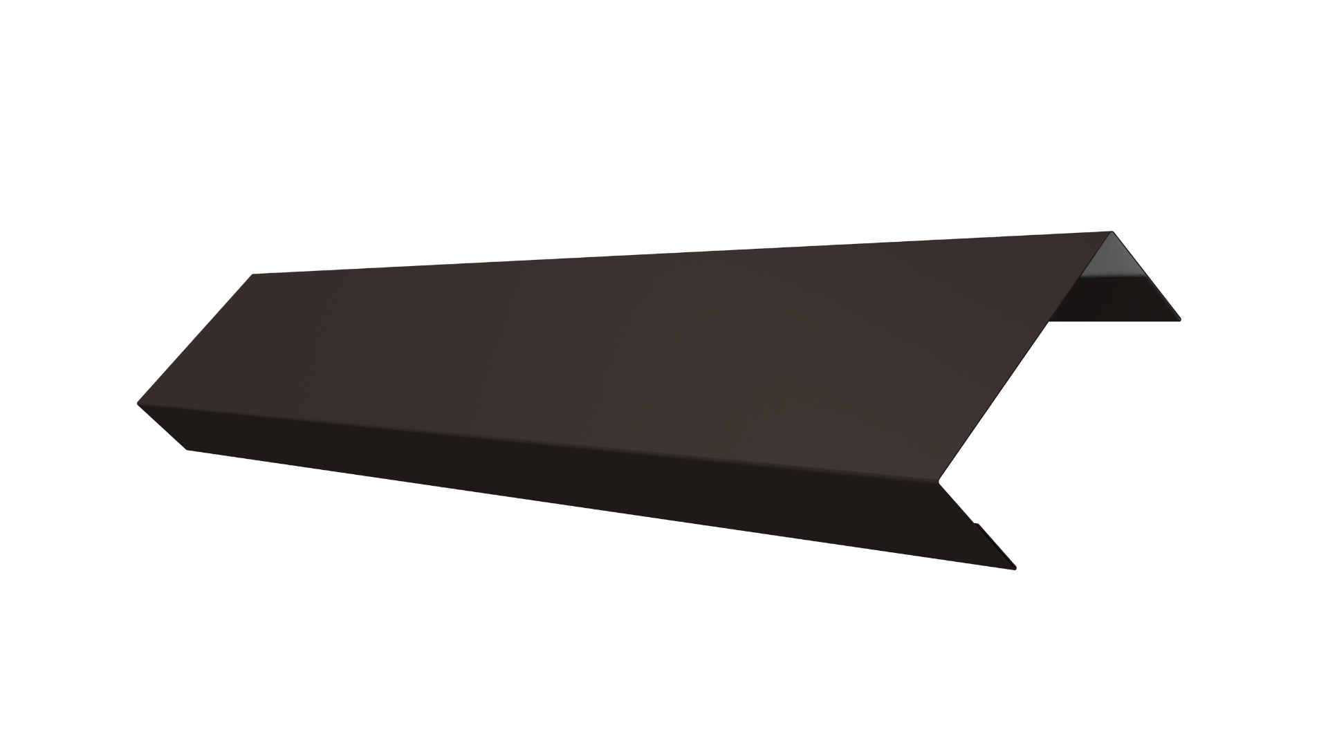 Ламель лицевая 50 забора жалюзи Texas 0.45 PE с пленкой RR 32 темно-коричневый