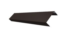 Ламель обратная 50 забора жалюзи Texas 0.5 Drap с пленкой RR 32 темно-коричневый