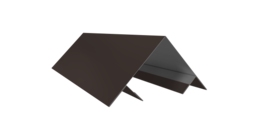 Планка угла внешнего составная верхняя 0,5 Drap TX RR 32 темно-коричневый (3м)