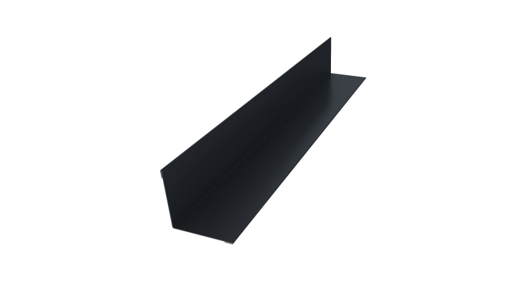 Угол внутренний 30х30 0,5 Satin Matt RAL 7024 мокрый асфальт (2м)