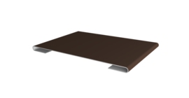 Планка стыковочная 0,45 Drap TX RAL 8017 шоколад (3м)