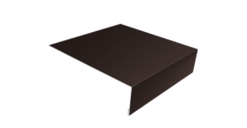 Планка лобовая/околооконная простая 190х50 0,45 Drap TX RR 32 темно-коричневый (2м)