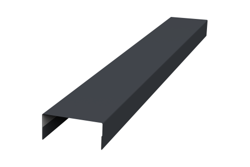 Крышка 30х15 жалюзи Texas 0,5 Drap TX RAL 7024 мокрый асфальт (2м)