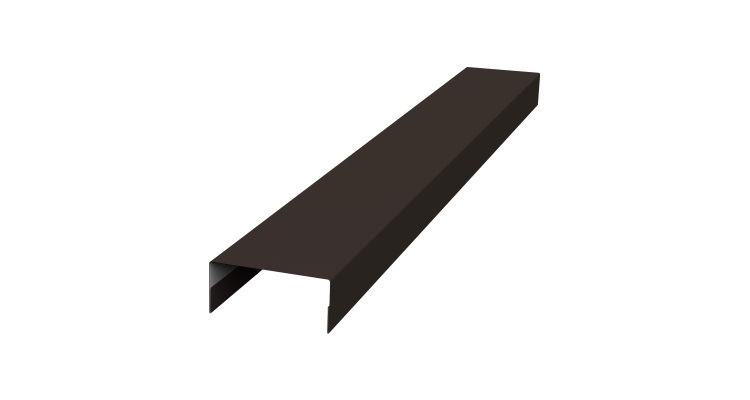 Крышка 30х15 жалюзи Texas 0,5 Drap TX RR 32 темно-коричневый (3м)