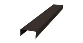 Крышка 30х20 жалюзи Texas 0,5 Drap RR 32 темно-коричневый (3м)