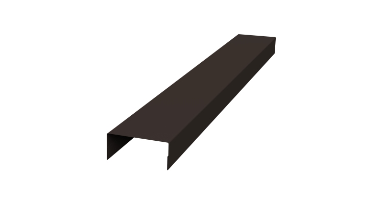 Крышка 30х20 жалюзи Texas 0,5 Satin Matt RR 32 темно-коричневый (2,5м)