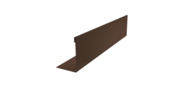 Нащельник 150 Texas 25х35 0,5 Velur X RAL 8017 шоколад (L1,5)