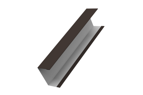 Крышка жалюзи Milan, Tokyo для калиток, ворот 0,5 Drap RR 32 темно-коричневый (2,5м)