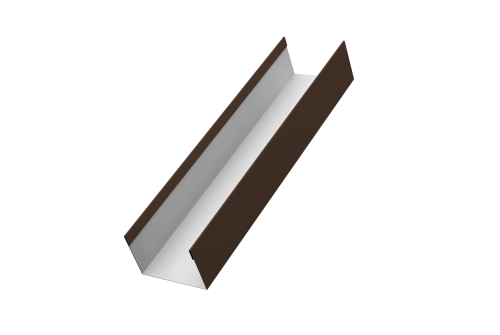 Стойка жалюзи Milan,Tokyo 0,5 Drap RAL 8017 шоколад (2м)