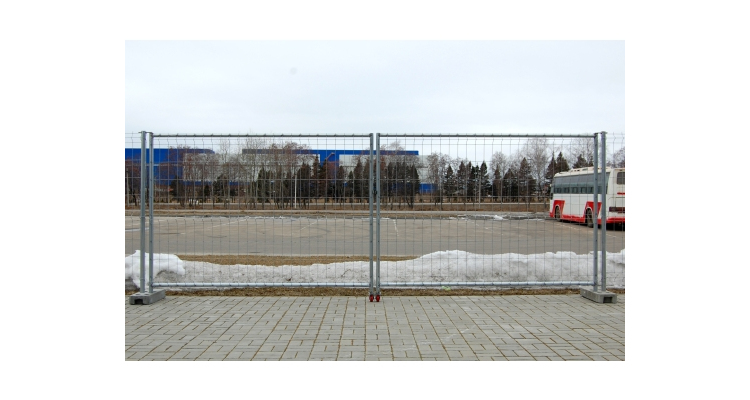 Ворота временного ограждения 1,95х5 Zn