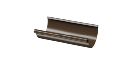 Желоб водосточный полукруглый 3 м Stal Standard, коричневый