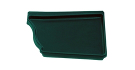 Заглушка правая Vortex 127мм RAL 6005 зеленый мох