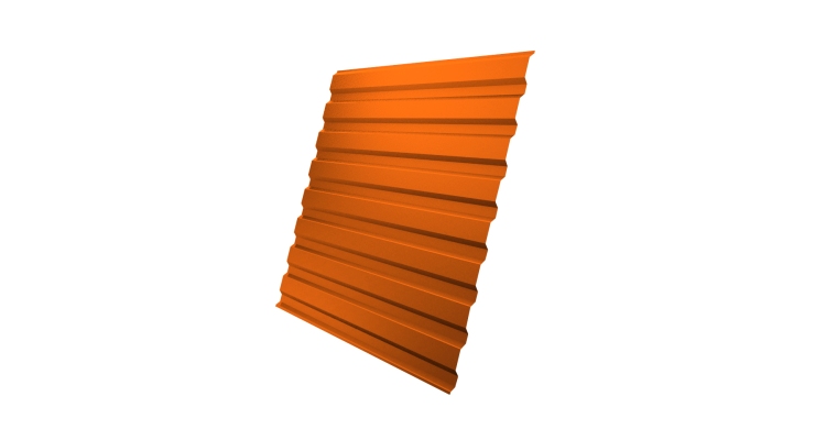 Профнастил С20А 0.45 PE RAL 2004 оранжевый